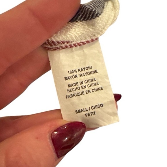 Rails Hunter Plaid Button Down Shirt White Black Maroon Super Soft Flannel Sz S - Picture 10 of 11